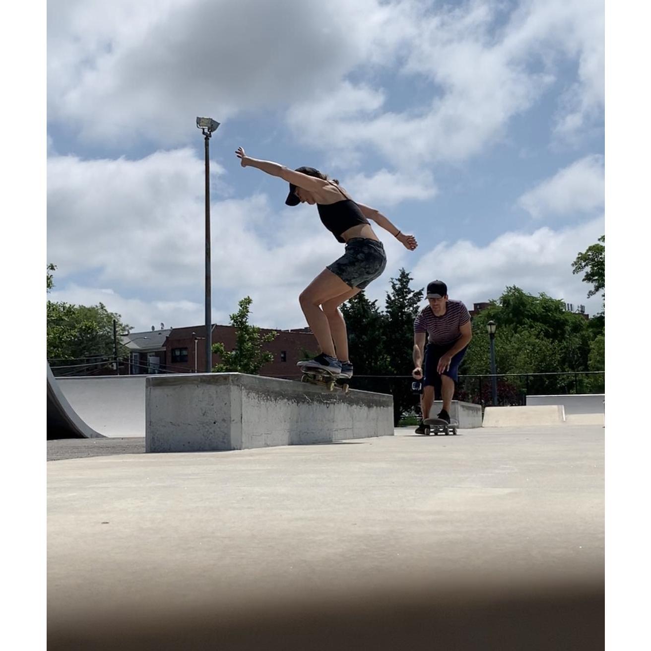 Skating and filming