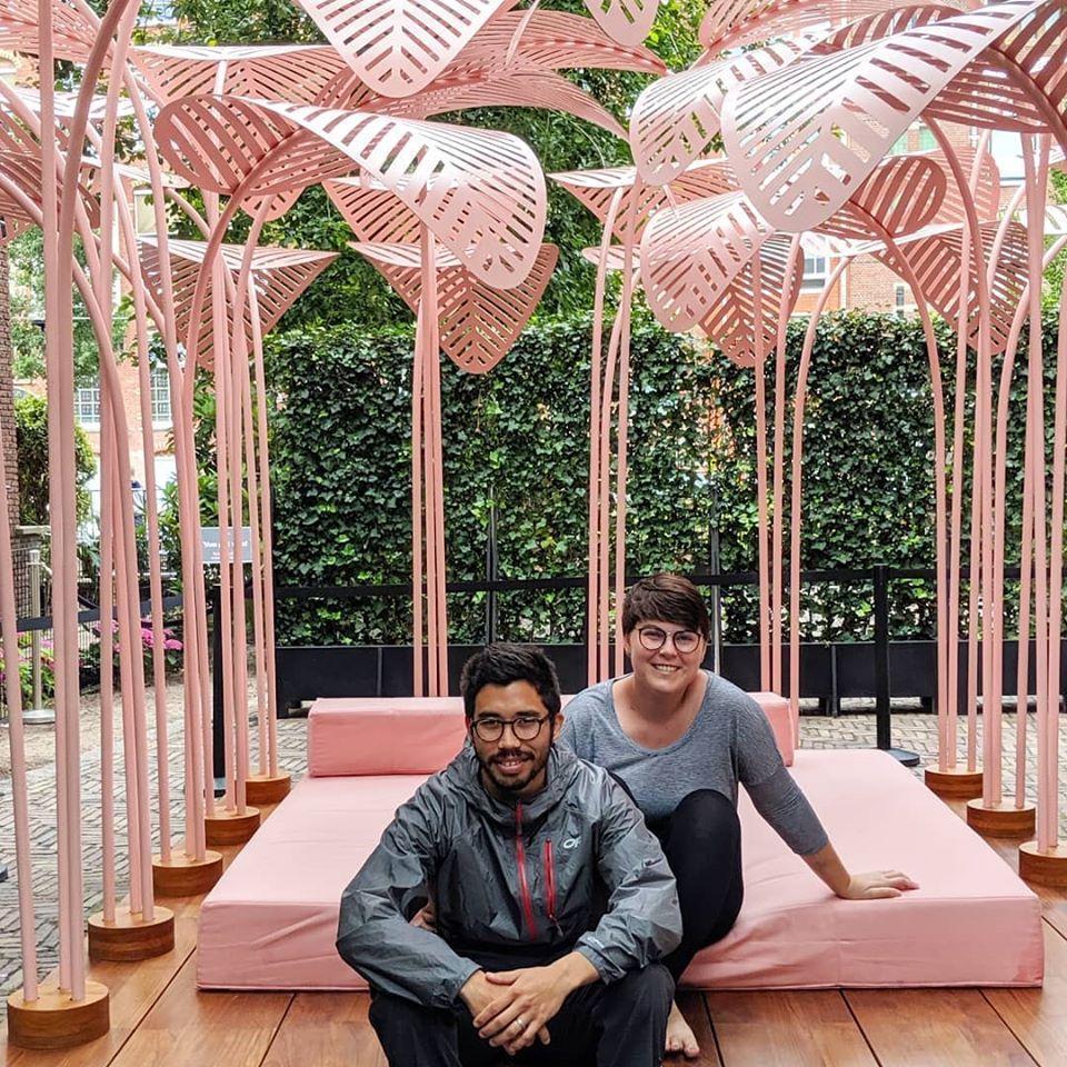 At the Moco Museum in Amsterdam, Netherlands 2019