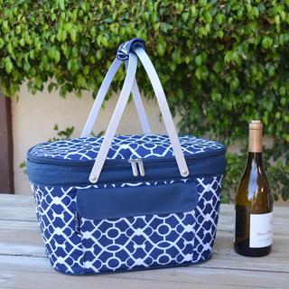 Folding Insulated Picnic Basket