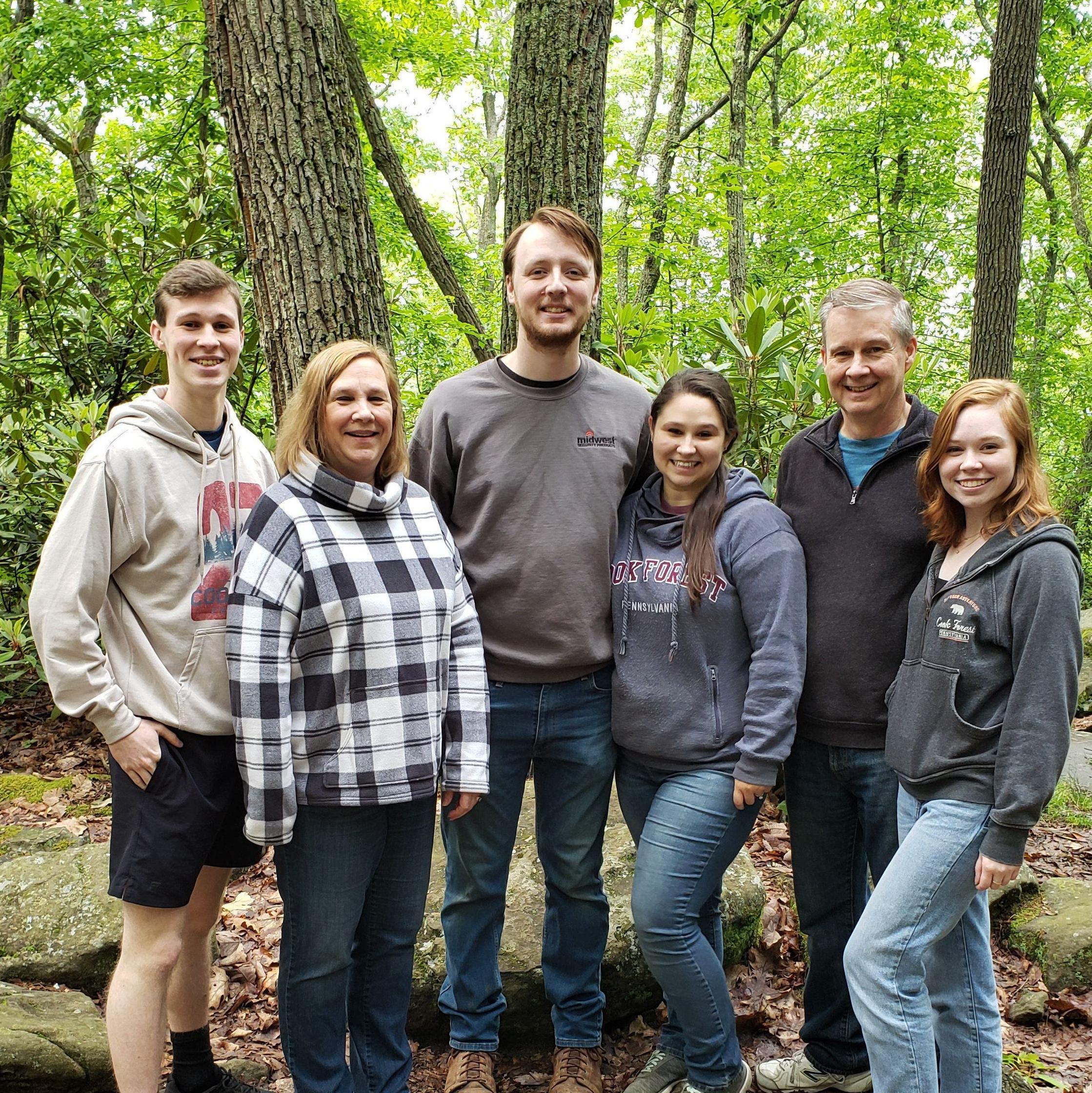 Fulton family picture! Cook Forest State Park, PA 2023