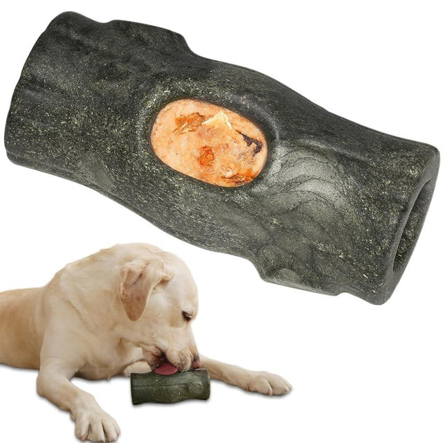 MENGJINGO Interactive Dog Toys for Aggressive Chewers, Long-Lasting Frozen Dogs Treat Holder to Keep Them Busy, Indestructible Dog Enrichment Toys - Reduce Anxiety, Safe for Large/Medium Breed
