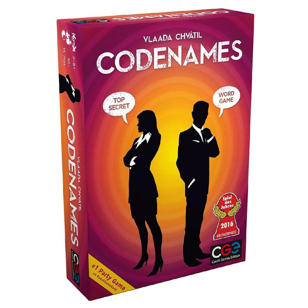 CGE Czech Games Edition Codenames CGE Board Game Secret Agent Deduction Game for 4+ Players