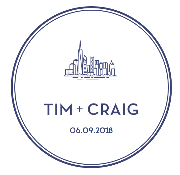 The Wedding Website of Tim Blaquiere and Craig Kahler