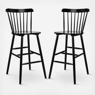 Galena Bar Stools, Set of 2