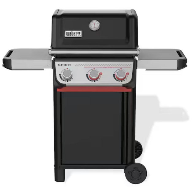 Weber Spirit E-325 3-Burner Propane Gas Grill in Black with Powerful Boost Burners 1500789