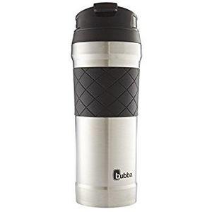 Bubba HERO Elite Vacuum-Insulated Stainless Steel Travel Mug with TasteGuard, 16 oz., Steel