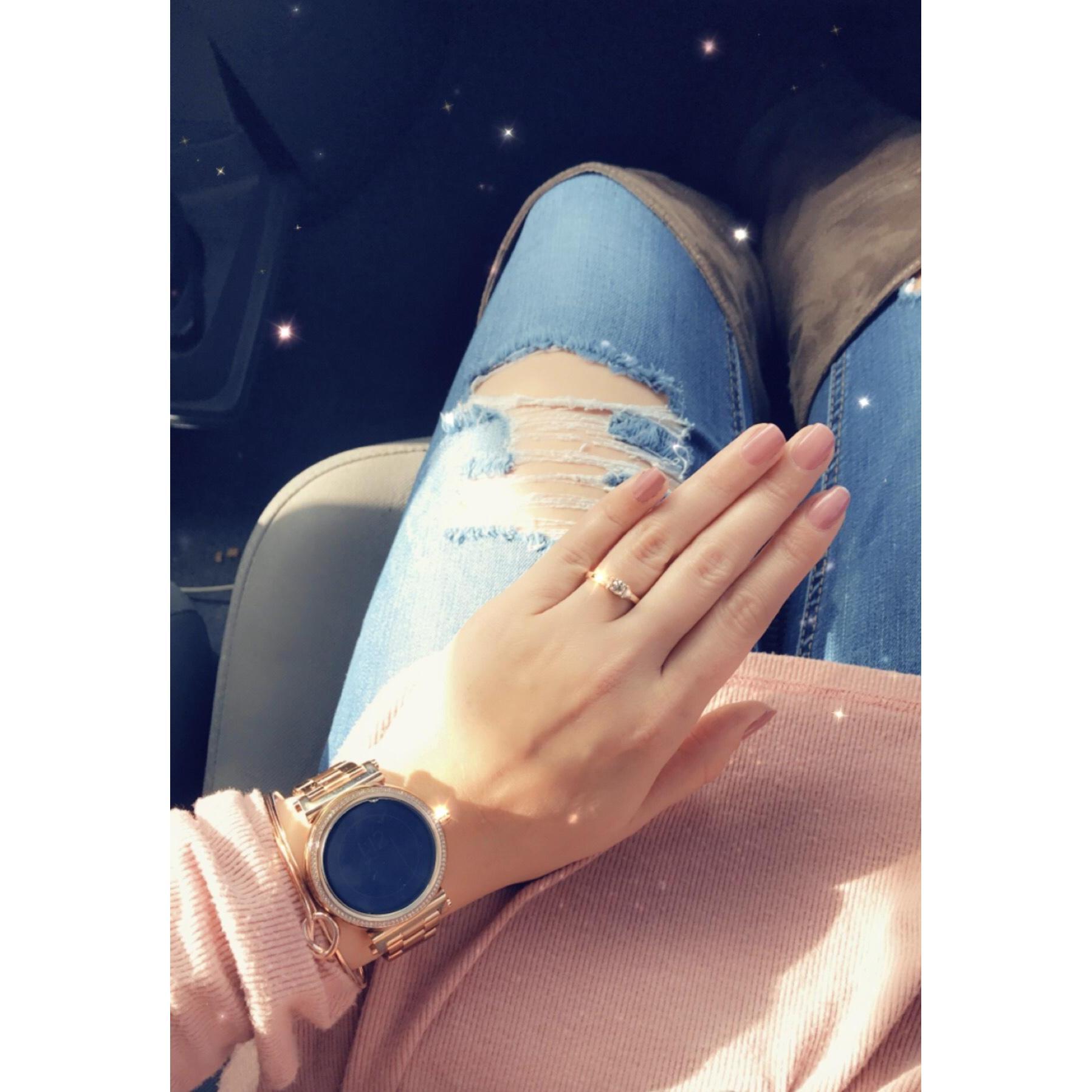 My proposal ring that was passed down from his family! ♥️💍