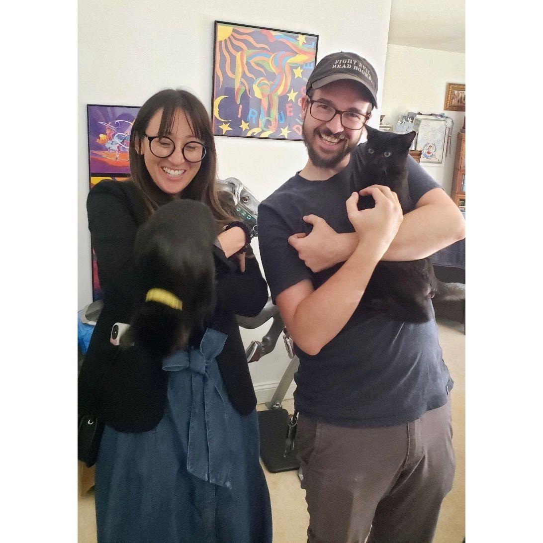 First photo with our two little goblins