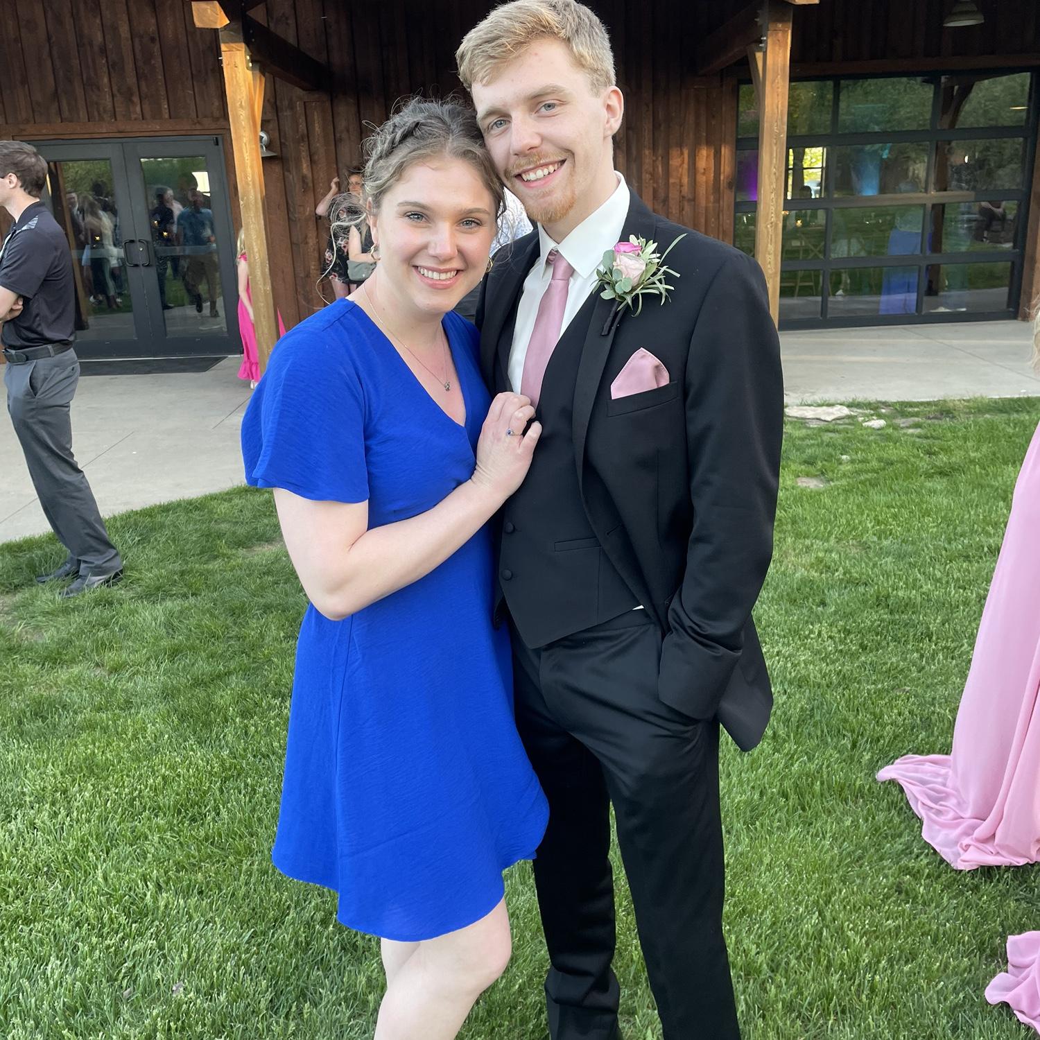 Us at Dylan's best friend, Tristan's wedding.