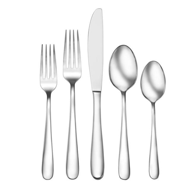 Studio Cuisine 62pc Stainless Steel Alberry Silverware Set