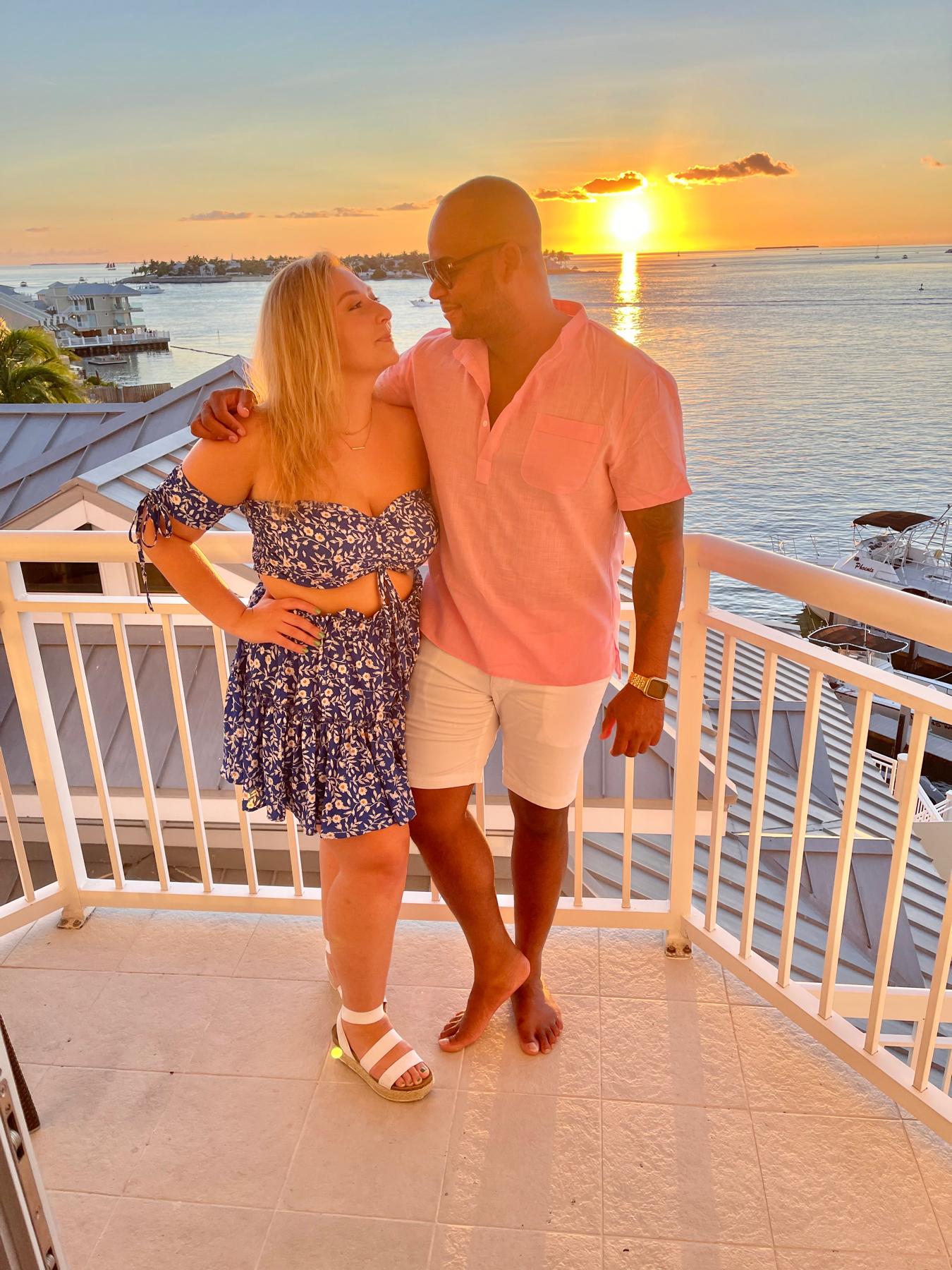 Taking in the Key West sunset August 2021.