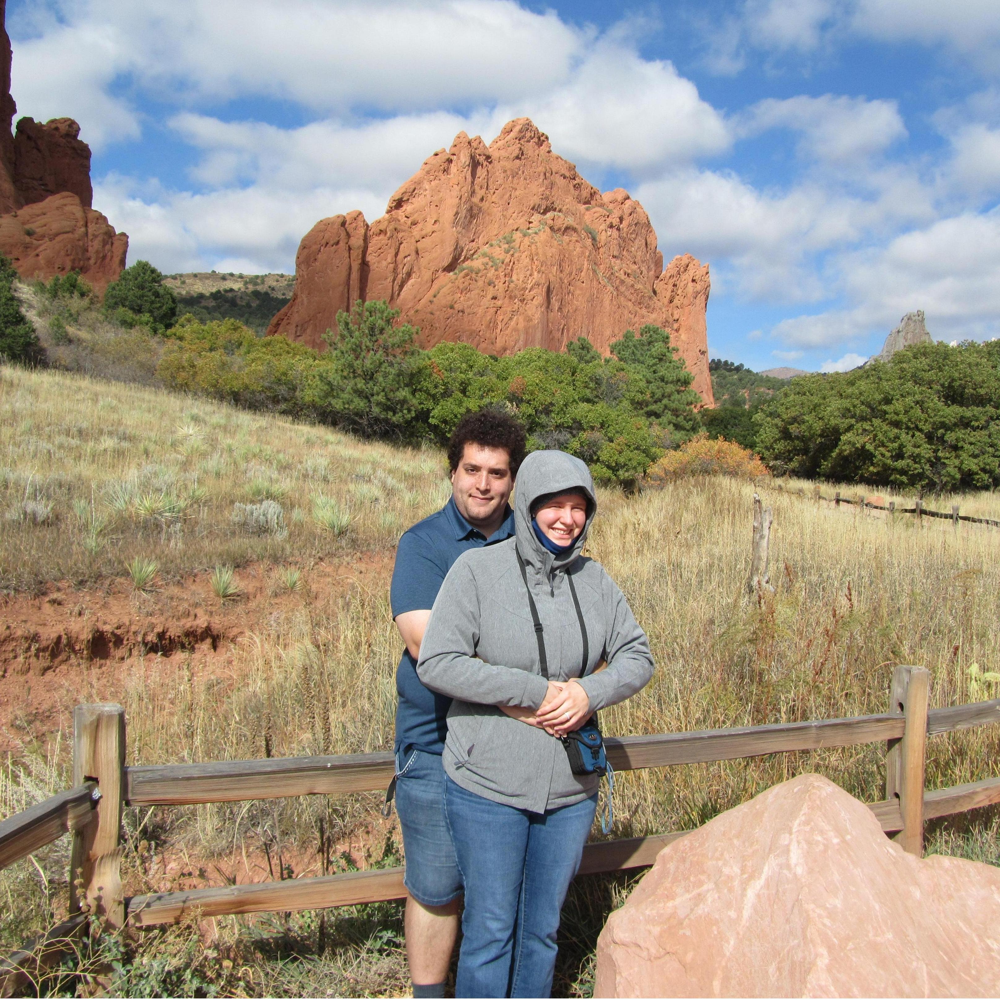 Garden of the Gods, Colorado (after that same friend's wedding), 2021.