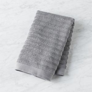 channel grey cotton hand towel