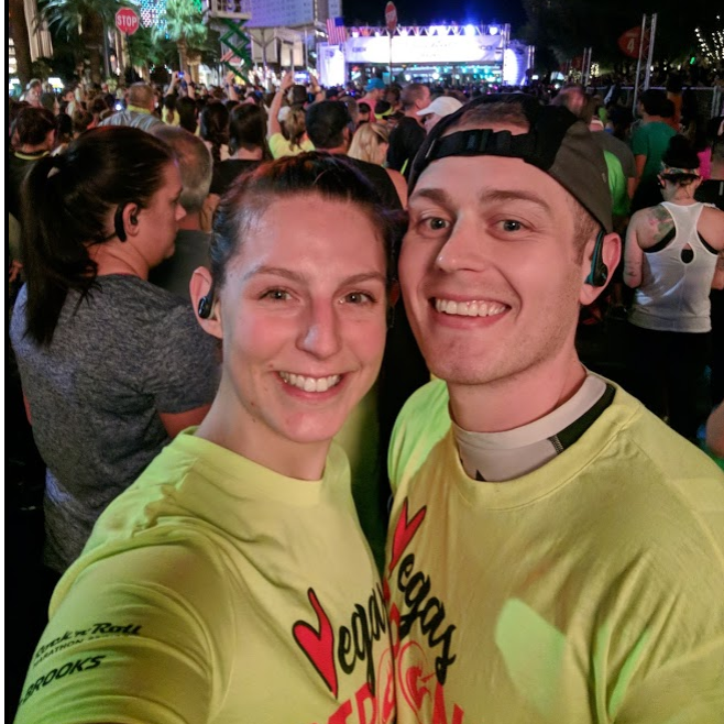 Las Vegas Rock n' Roll Half Marathon - This was the first half marathon we ran together. Also, this was this first time Jordan meet Haley's mom Lynn.