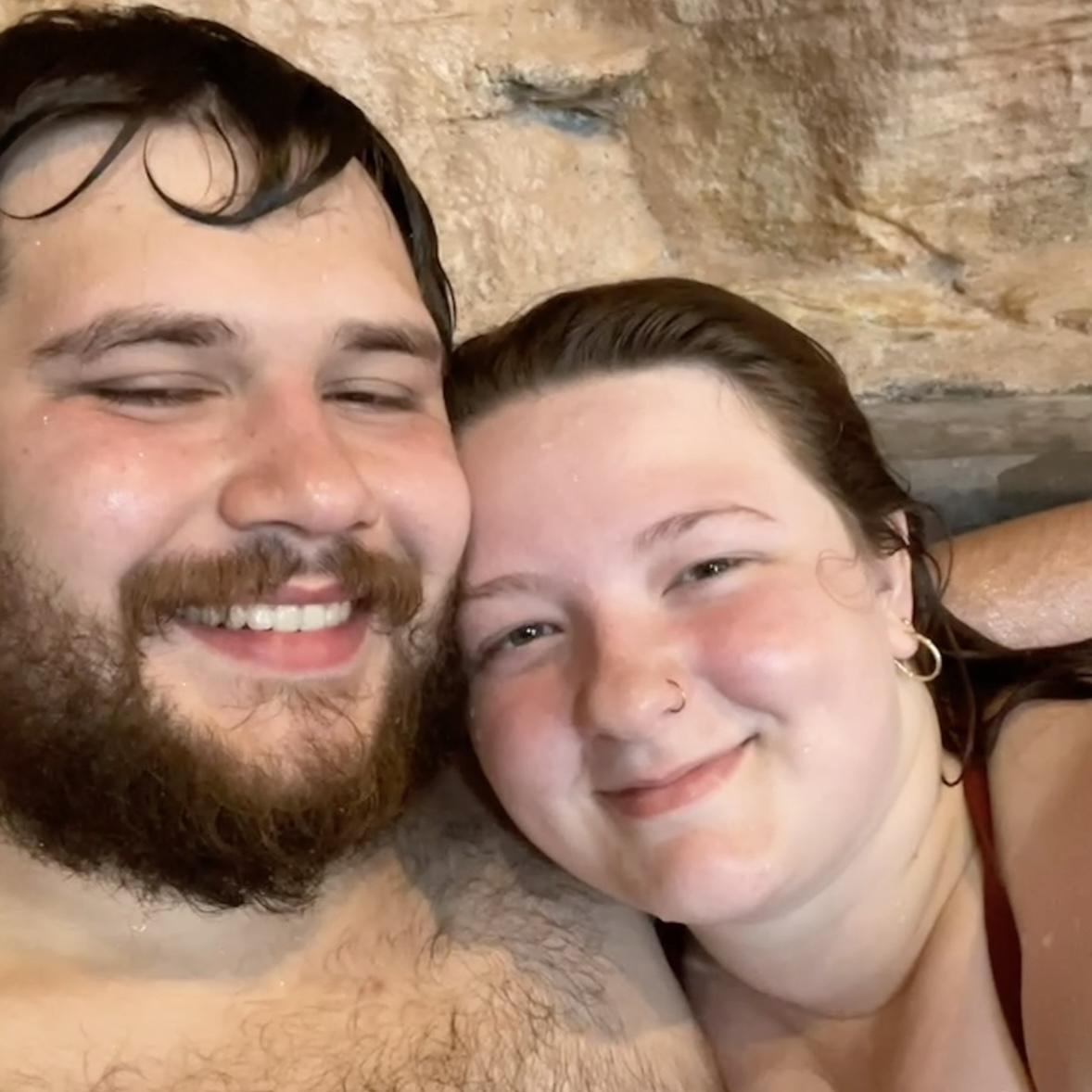 Hot tub at Stoney Creek! (3 year anniversary!)