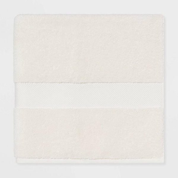 Performance Plus Bath Towel - Threshold™ in cream color