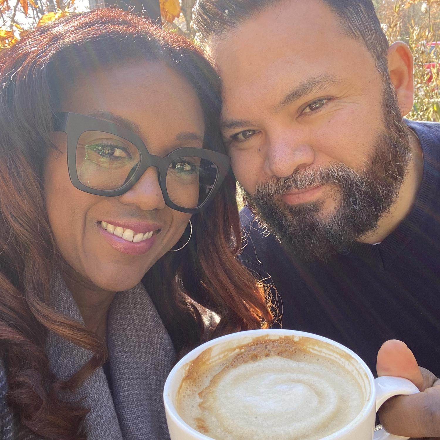 We love a cappuccino and great conversation at Pennyroyal Cafe & Provisions in Saugatuck, MI.