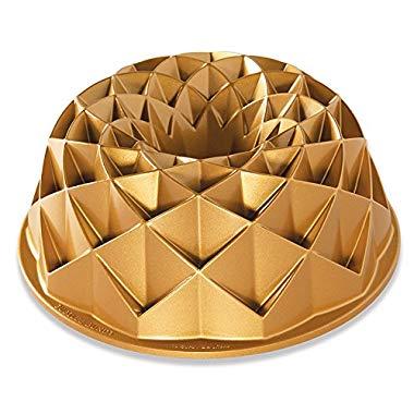 Nordic Ware 88377 Jubilee Bundt Pan, One, Gold