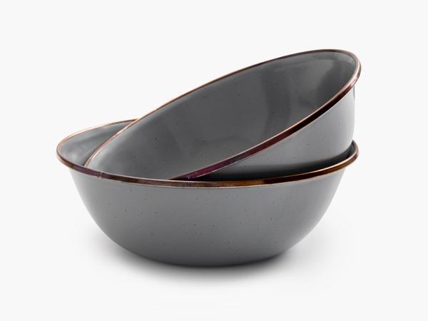 Camping Enamel Bowl Set