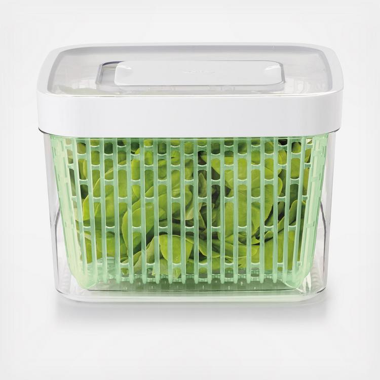 OXO Good Grips GreenSaver Produce Keeper Food Storage Container w Lid 5 Qt Green 
