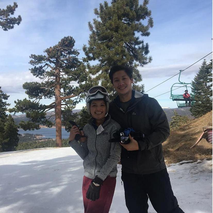 Snowboarding at Big Bear!
