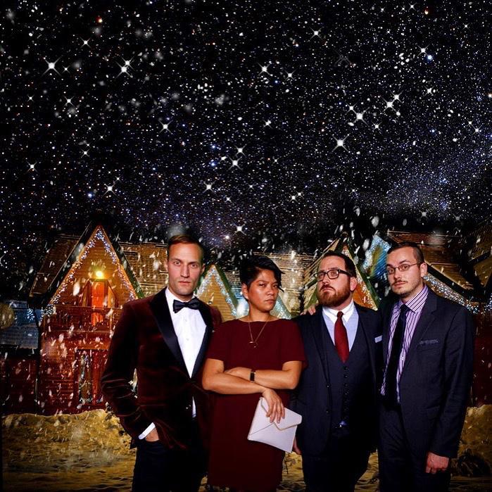 that time Andy's company Christmas party made us look like international models!