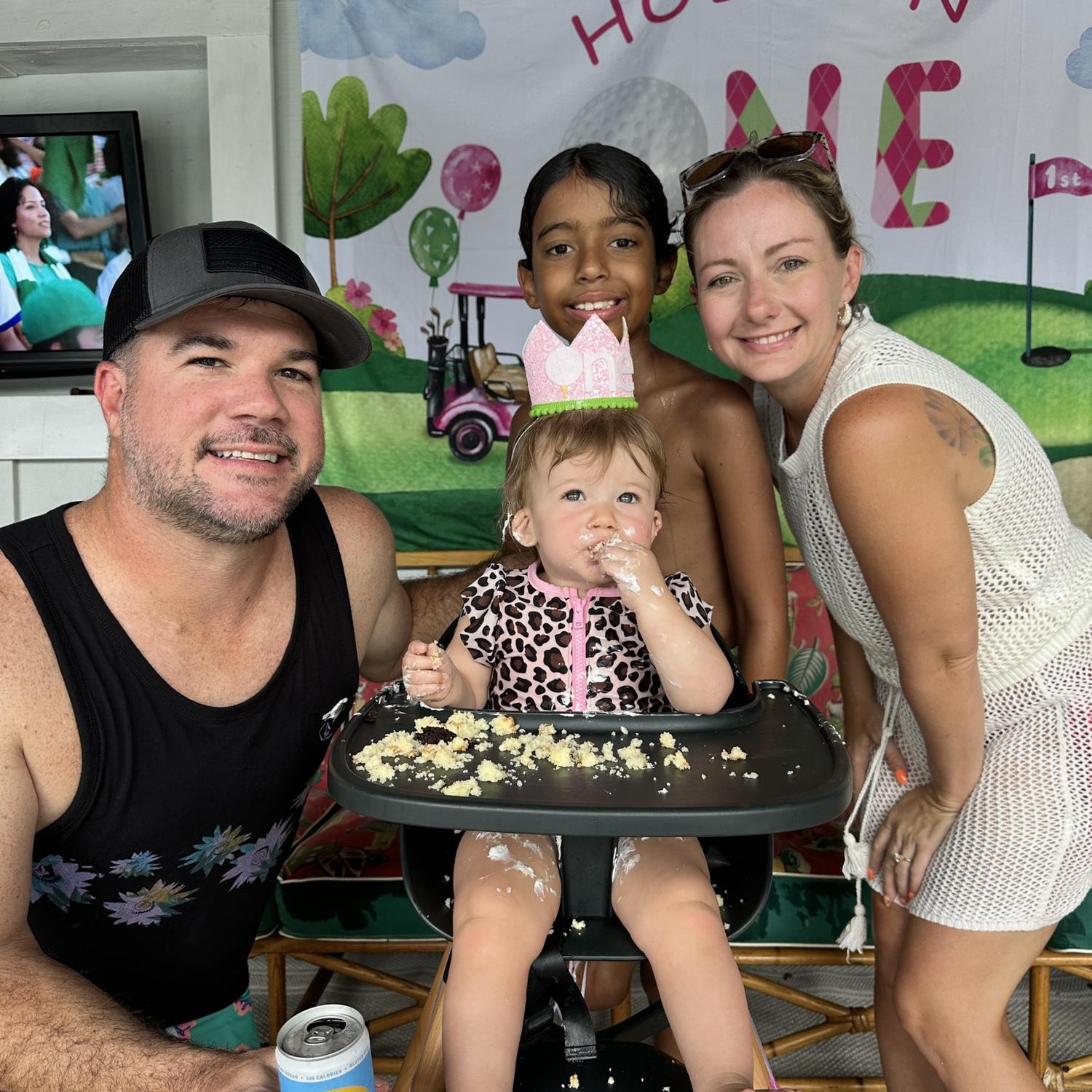 1 year as a family of 4!