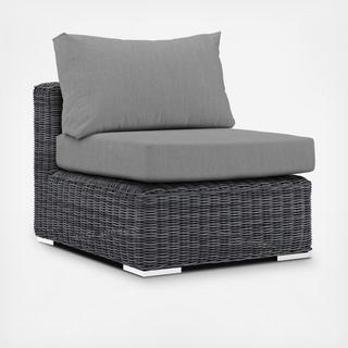 Summon Outdoor Armless Sunbrella Chair