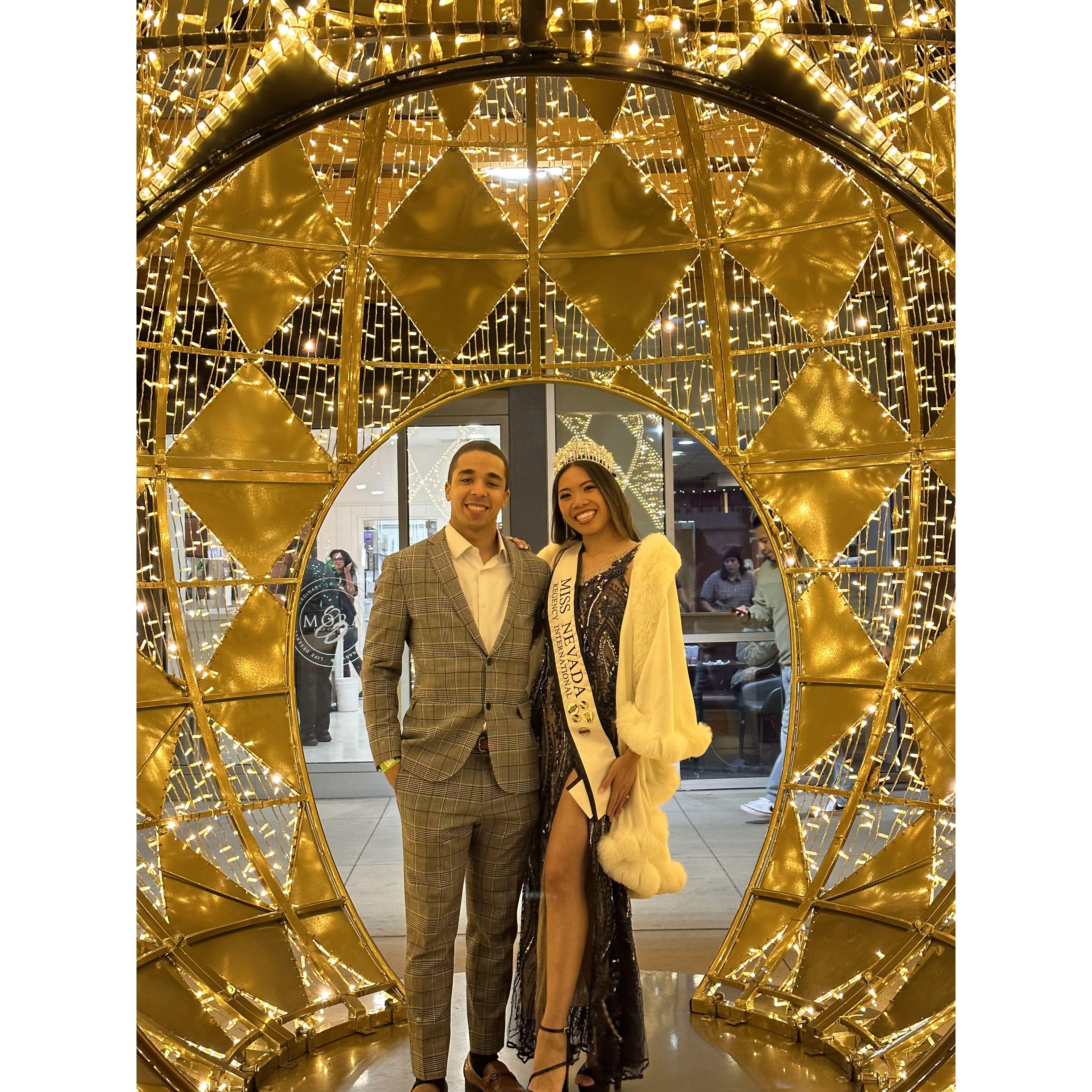 Had to include a picture from my pageant year, Spencer always supports me and I am so grateful.