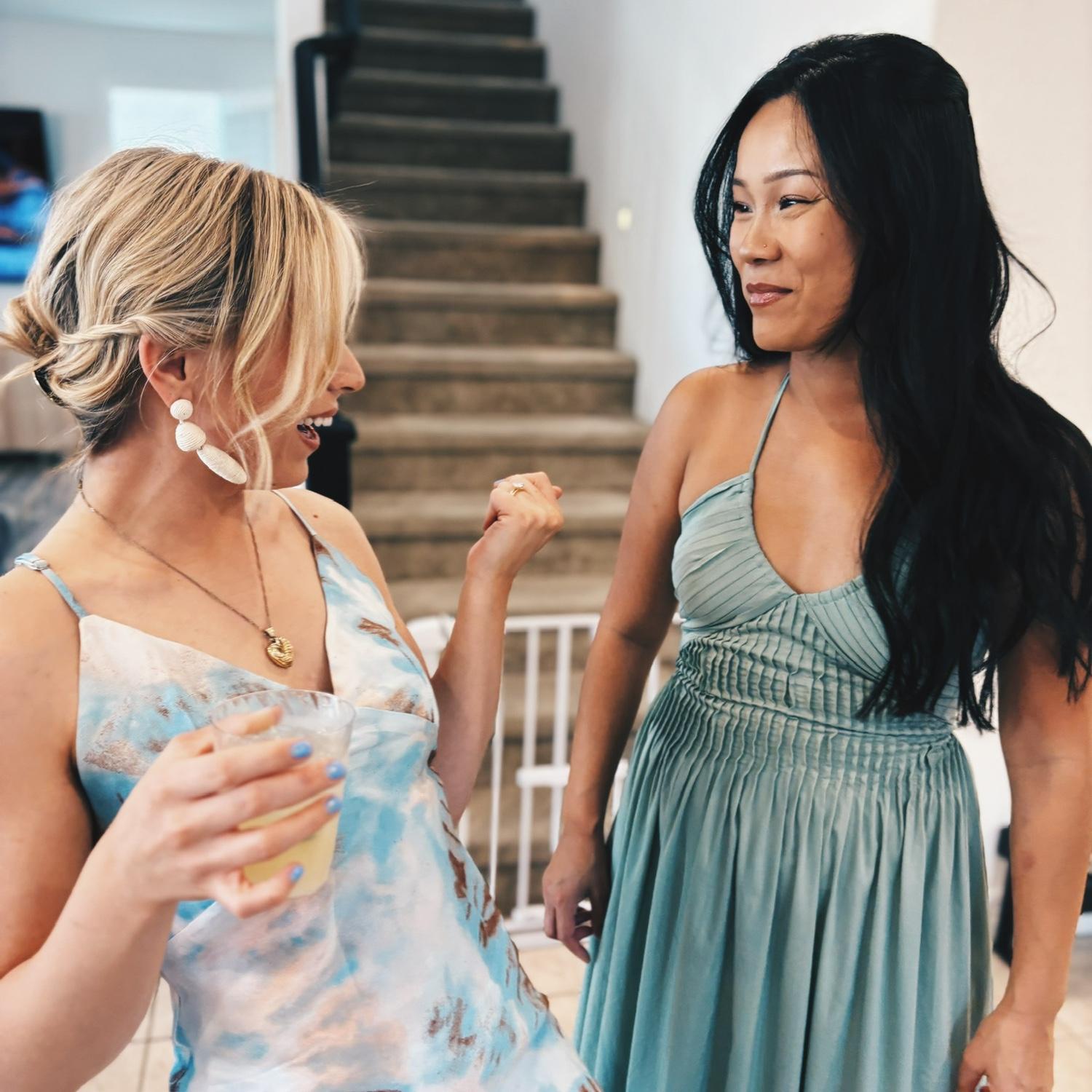 Meigan's sister-in-law (Karlee) and sister (Sarah)