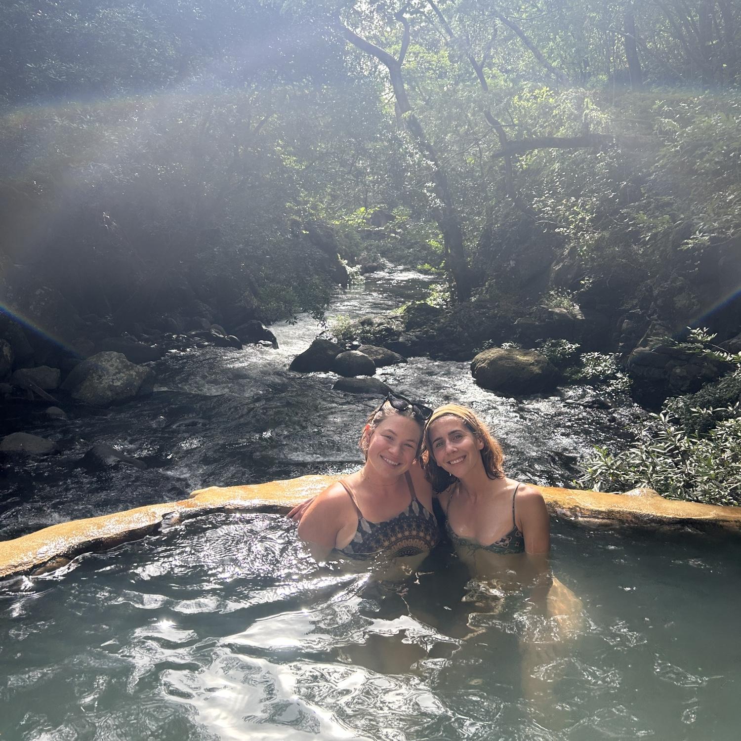 natural hot springs in Costa Rica