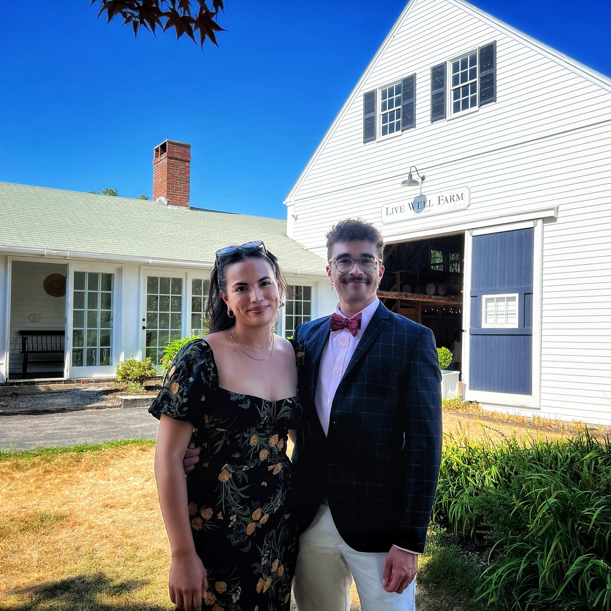 In Maine for Jennie and Jordan's wedding