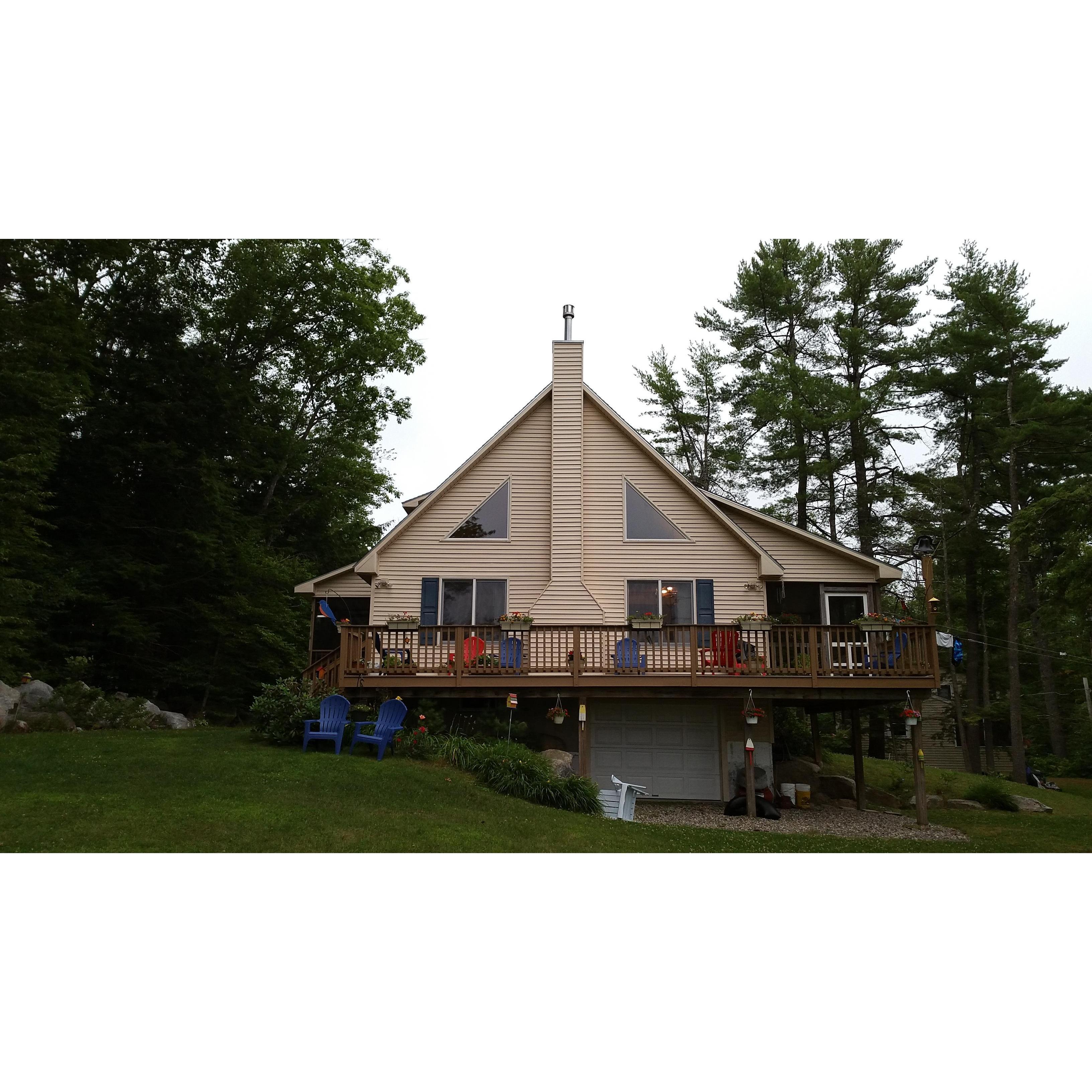 Main house where Angela & Brad's families will stay