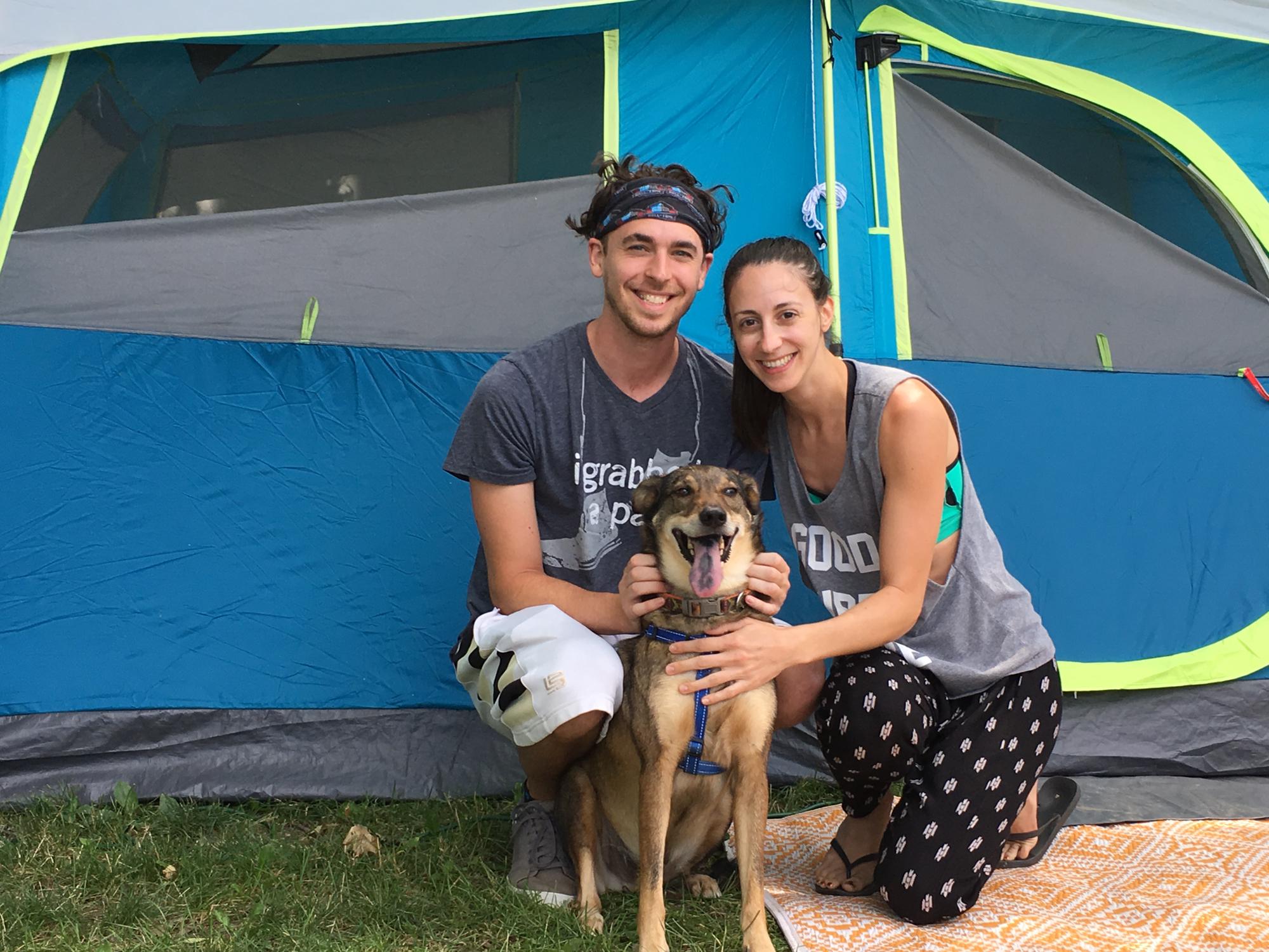 Third year camping together and second year with our pup Ollie; July 2018