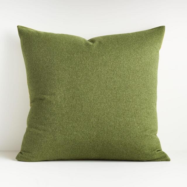 Carlo Green Reversible Throw Pillow 23" with Down-Alternative Insert