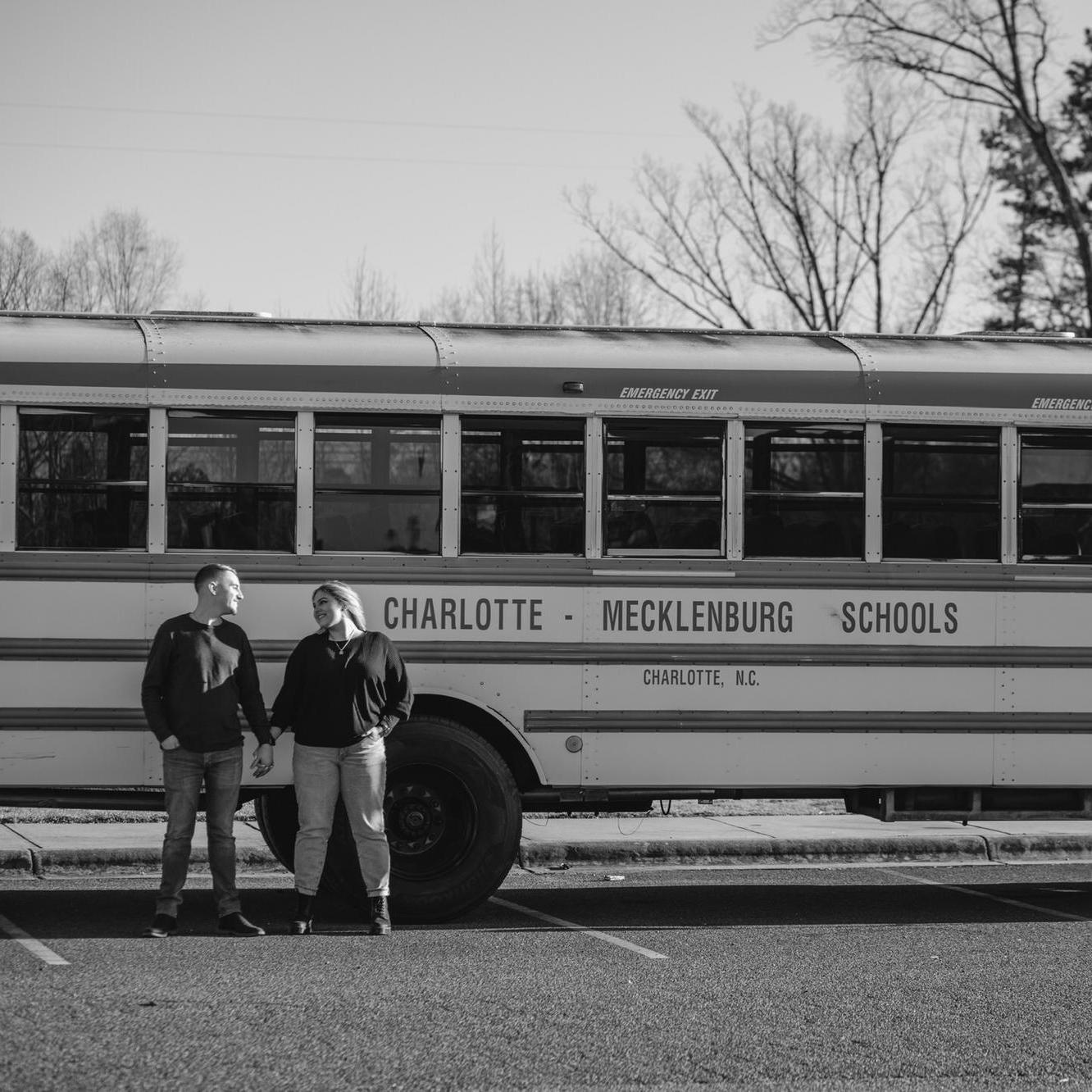 Our Engagement Session - Bailey Middle School, Cornelius NC - February 2022