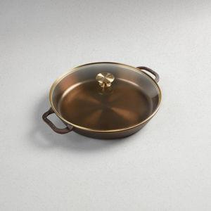 Smithy No. 14 Dual Handle Skillet & Glass Lid