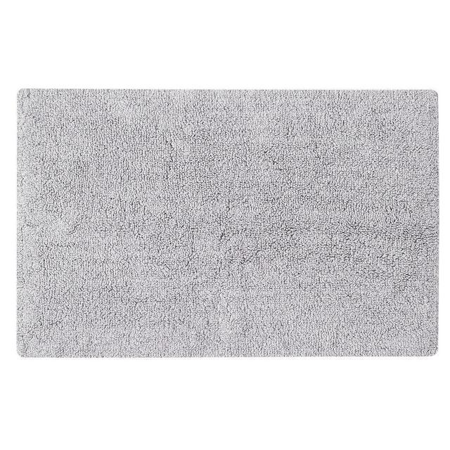 Heathered Gray Classic Organic Loop Rug, 21 x 34"