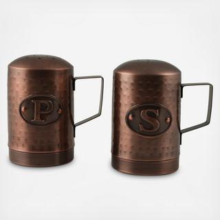 Urban Farm Hammered Salt & Pepper Shakers