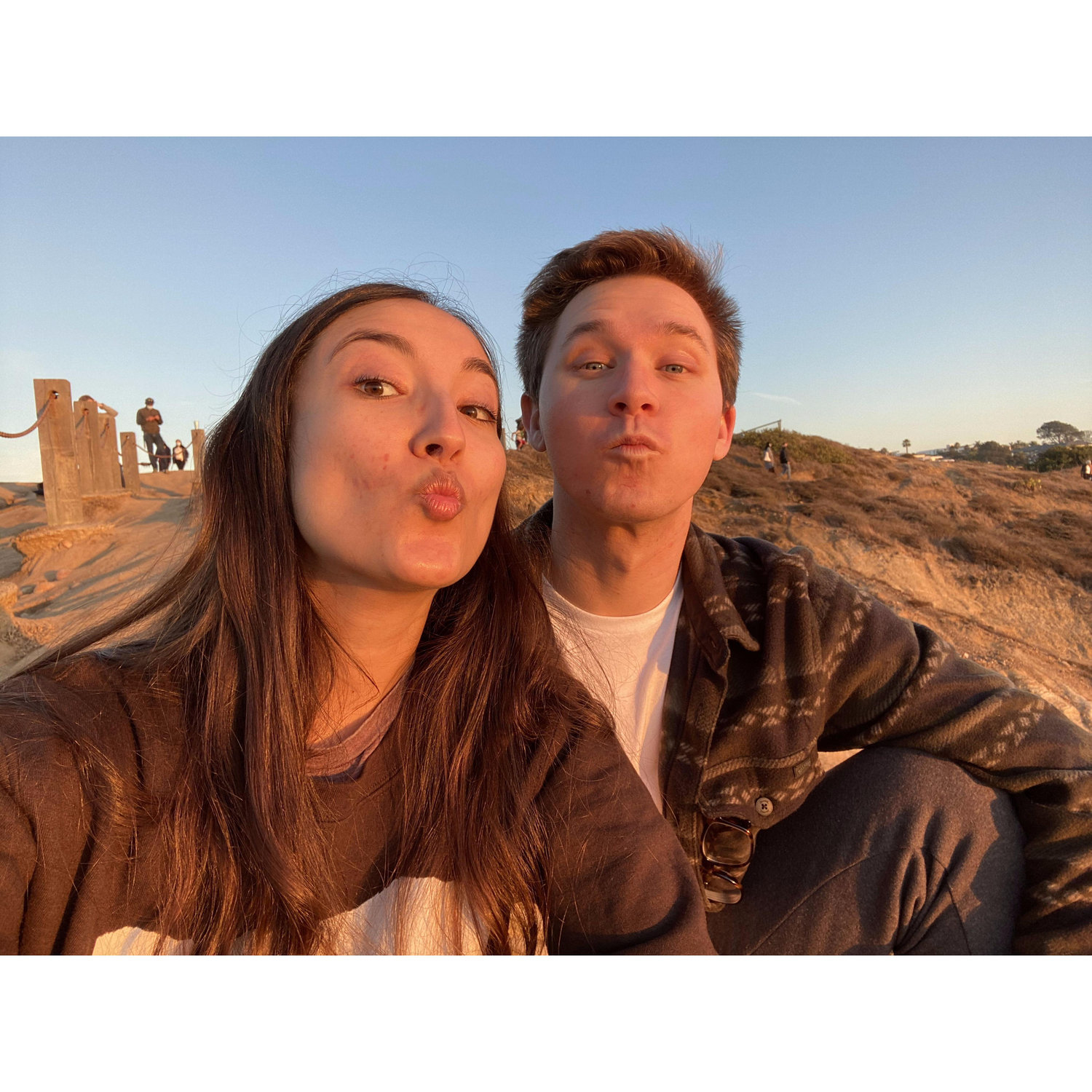 Catching the sunset at Torrey Pines Glider Port