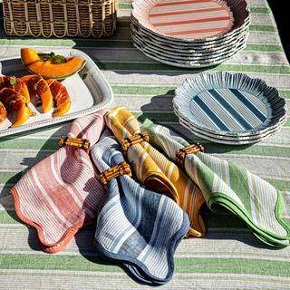Cabana Stripe Assorted Napkin, Set of 4