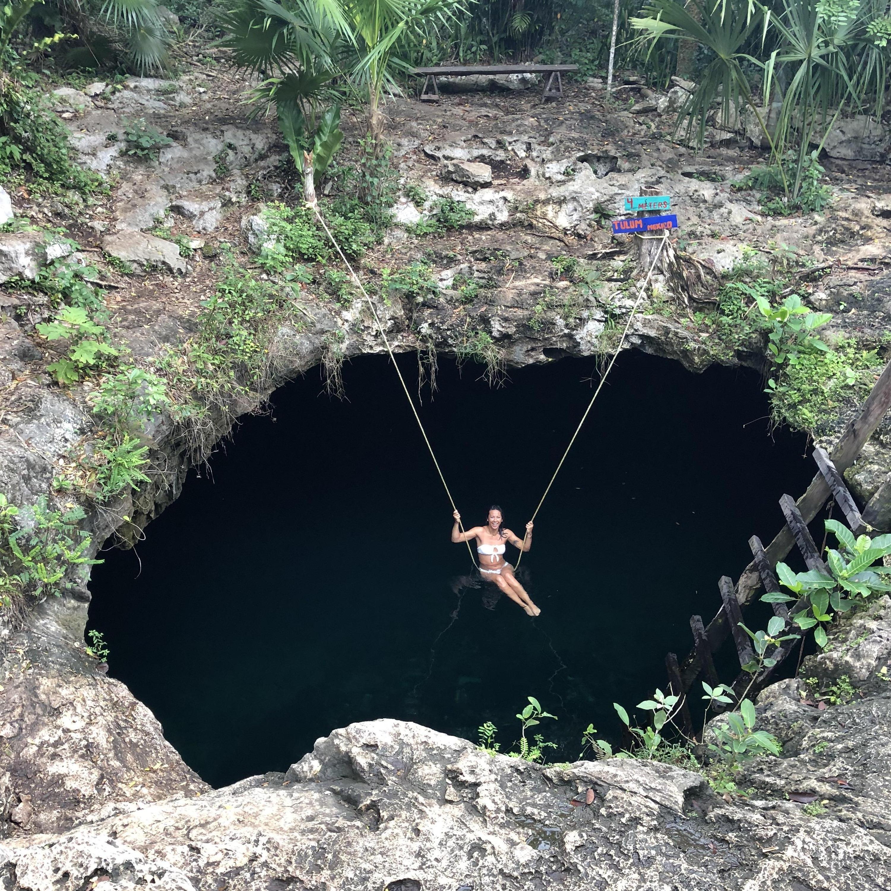 A cenote!