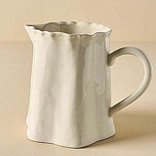 Vintage-Inspired Crackle Pitcher