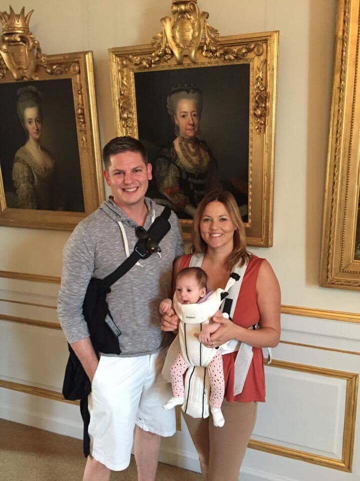 Family outing to the Royal residence Drottningholm