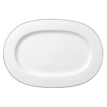 Anmut Platinum No.1 oval dish 41 cm