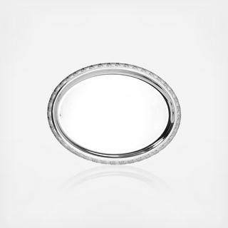 Villa D'Este Silver Plated Oval Tray