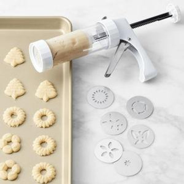 Williams Sonoma x Kuhn Rikon Spritz Cookie Press Decorating Kit