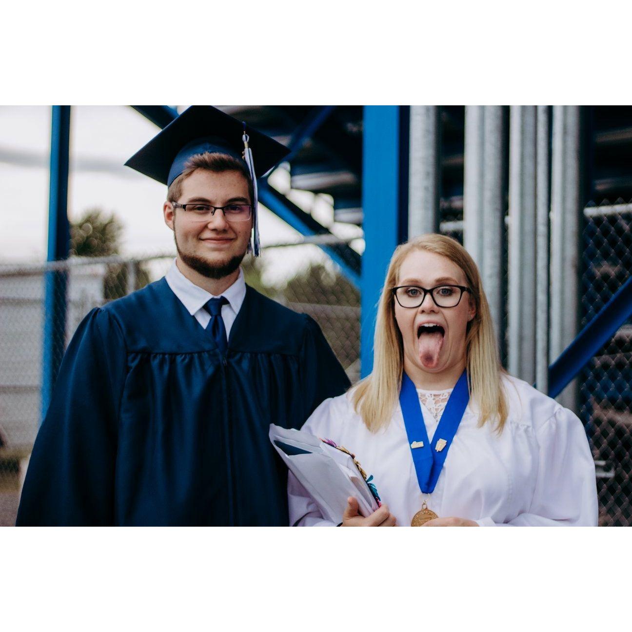 Graduating high school!