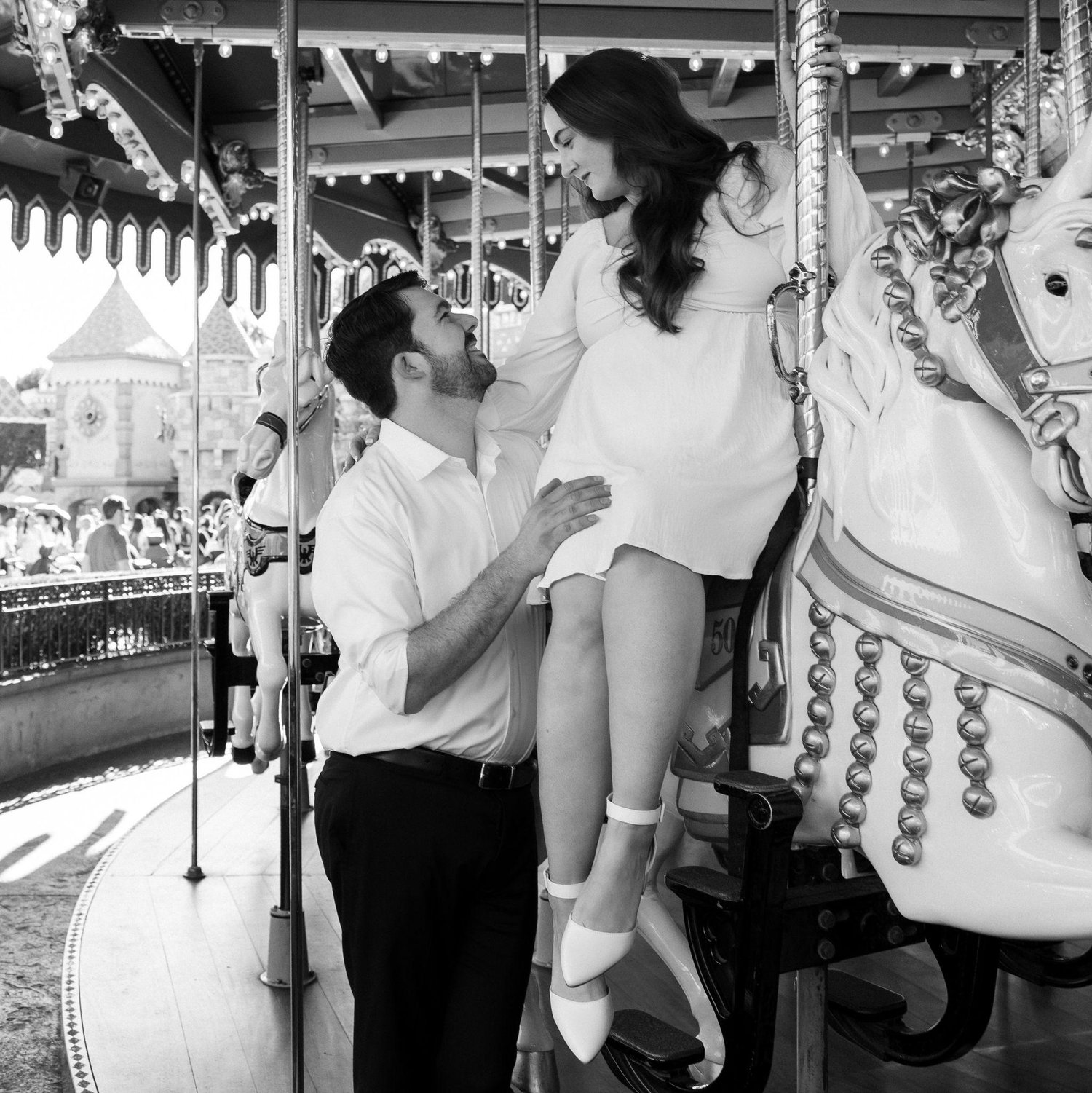 From our engagement shoot in Disneyland!