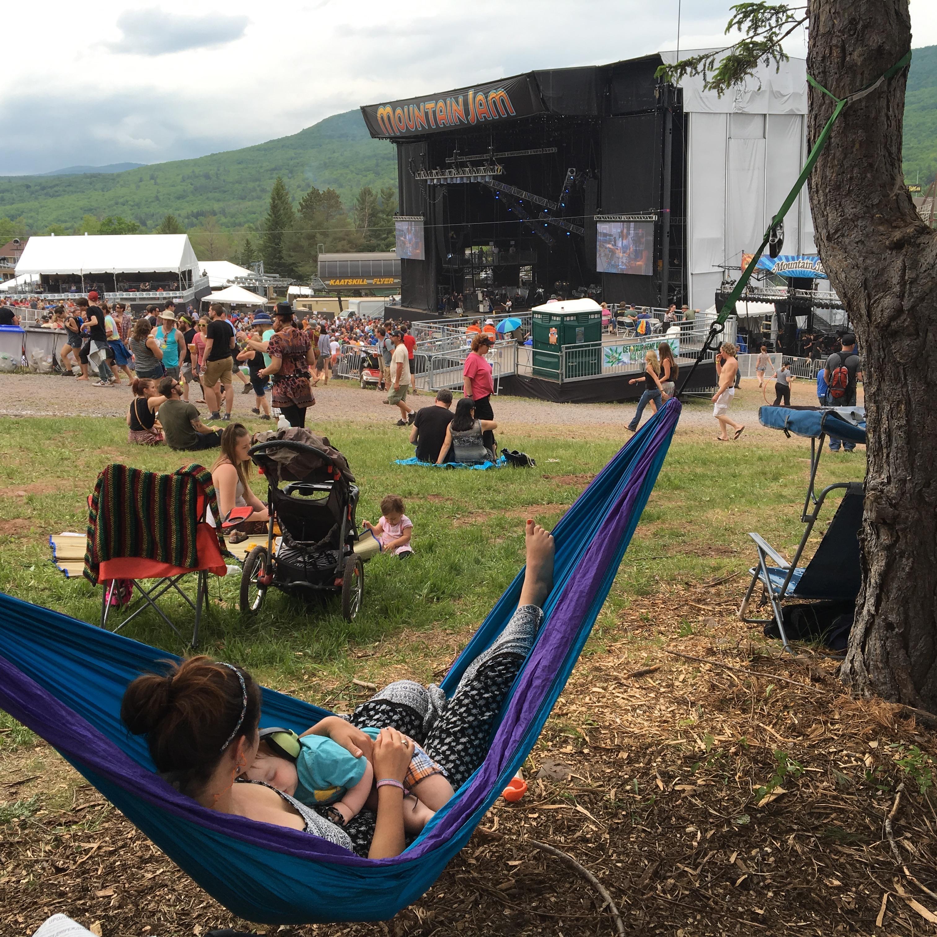 Music festivals are different now that we have a kid, but I like it ;)